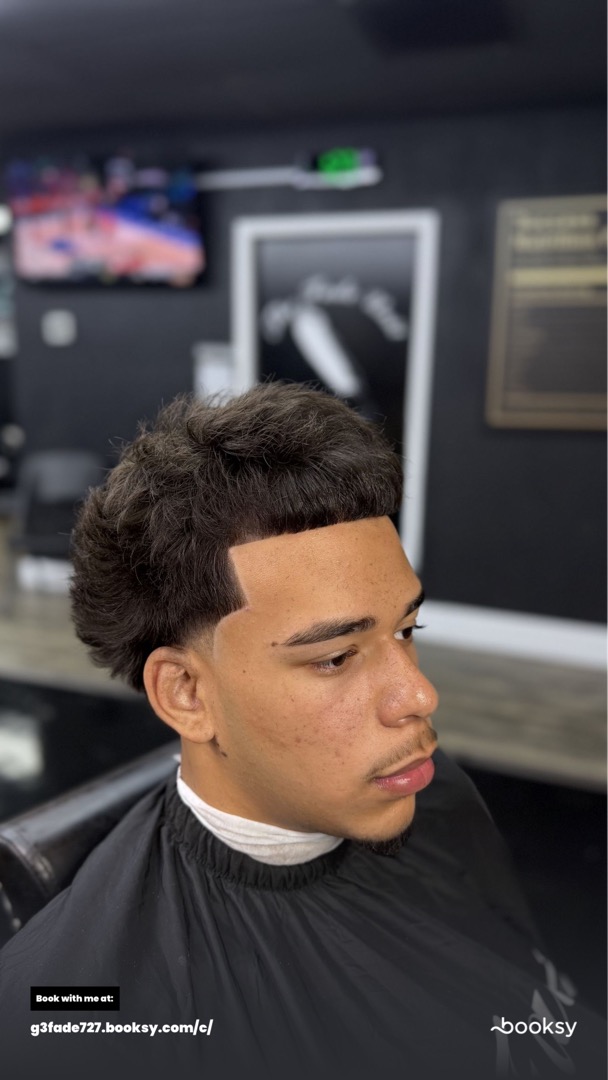 Modern blowout haircut by The Blend Lab